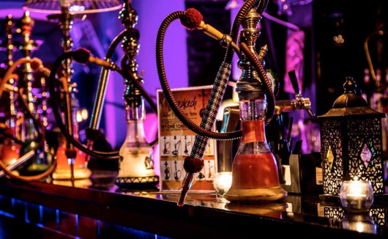 marrakech cocktail shisha bar inside hen
