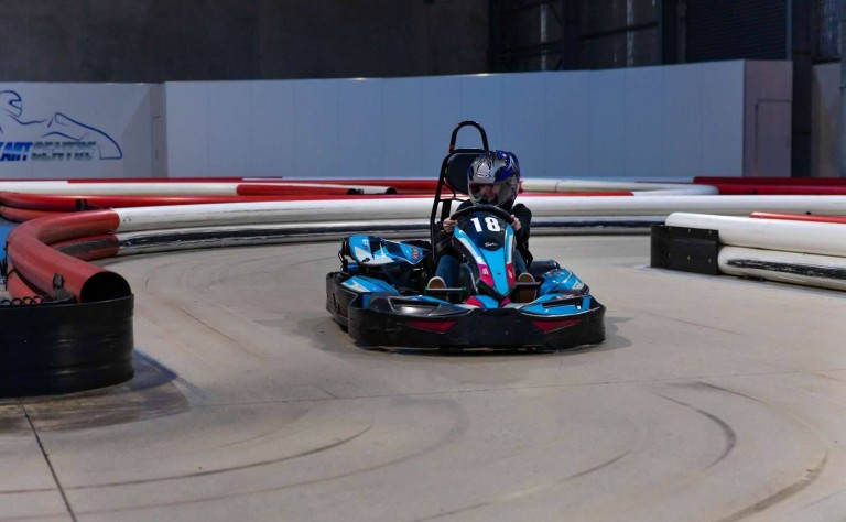 the kart centre driving hens