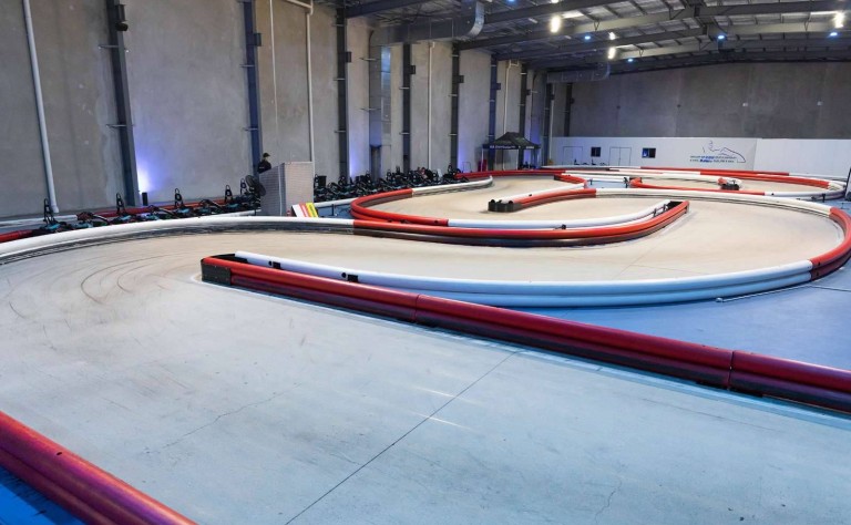 the kart centre inside hens